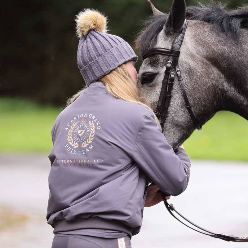 Aubrion Young Rider Team Jacket - Grey-3